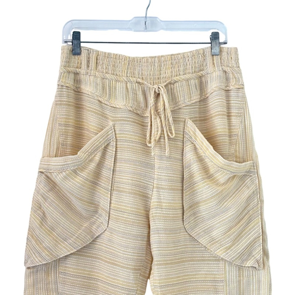 FREE PEOPLE Sweet Escape Drawstring Pant in Cream Size S - Picture 8 of 12
